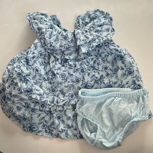 Janie and Jack - BABY FLORAL RUFFLE SUNDRESS 0-3